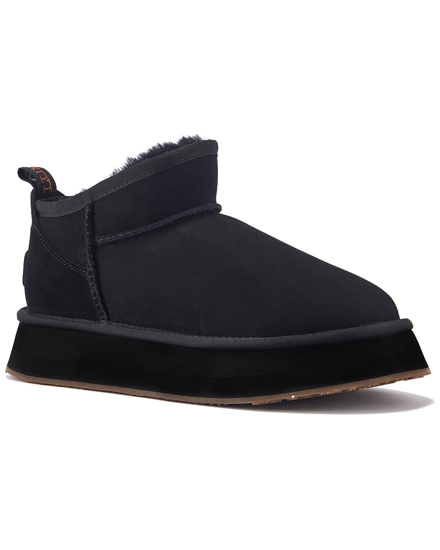 Australia Luxe Collective Cosy Ultra Platfoam Suede Boot In Black
