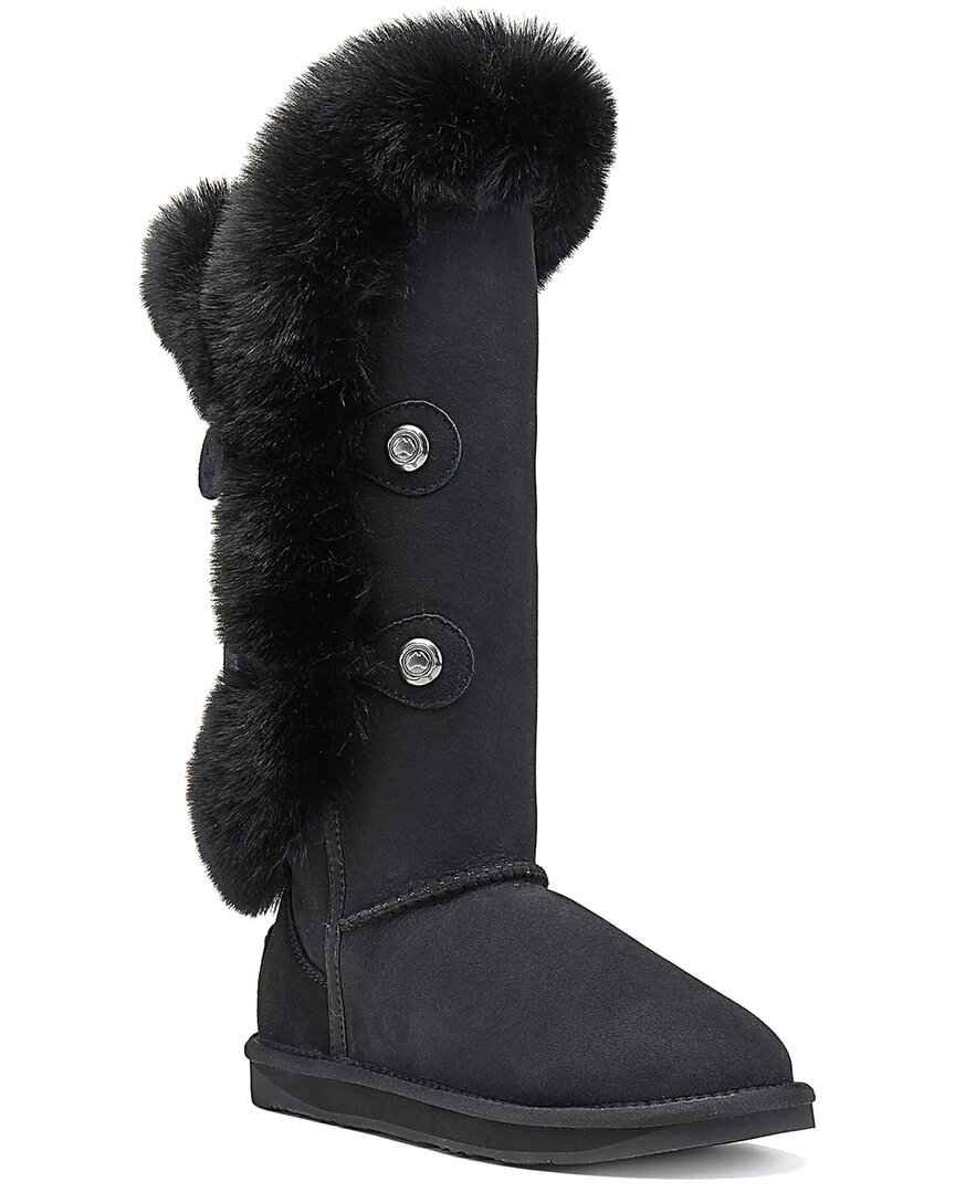 Australia Luxe Collective Nordic Tall Suede Boot In Black