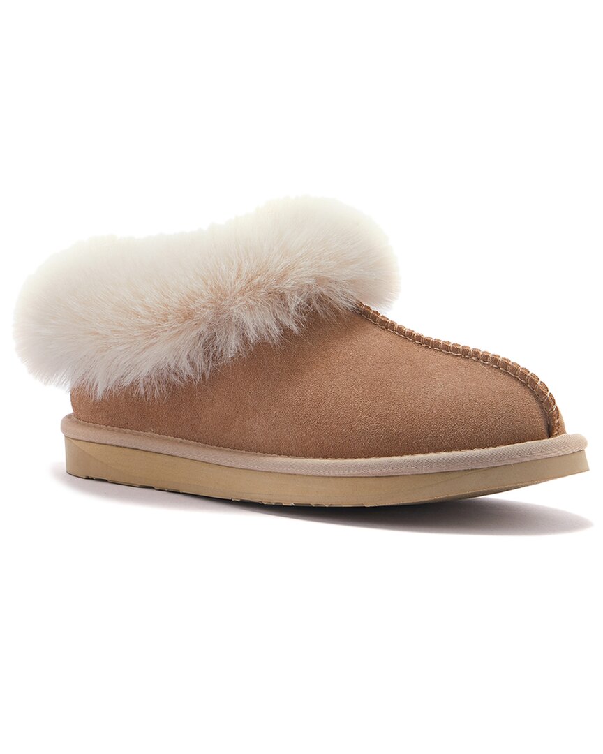 Australia Luxe Collective Outback Platfoam Suede Slipper In Brown