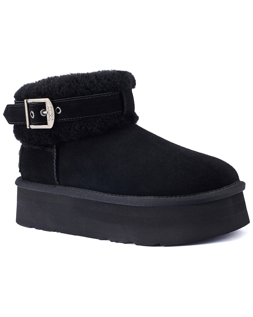 Australia Luxe Collective Eden Suede Boot In Black