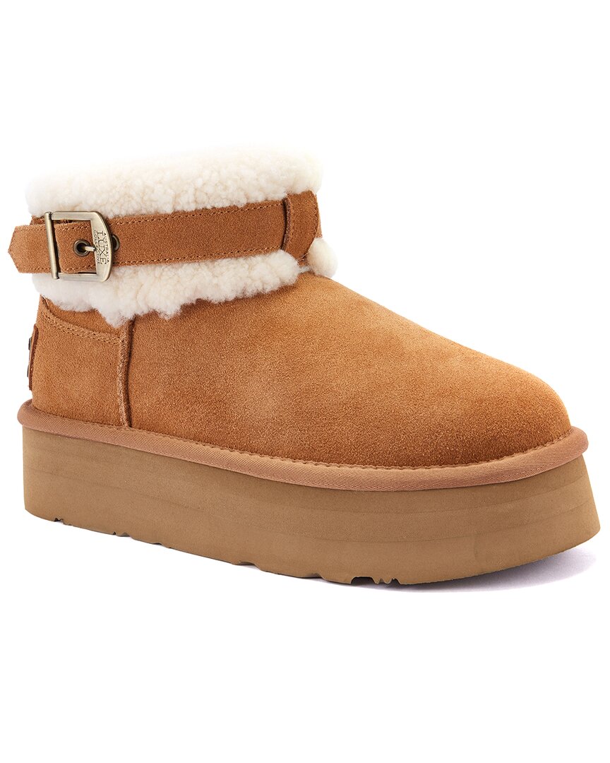 Australia Luxe Collective Eden Suede Boot In Brown