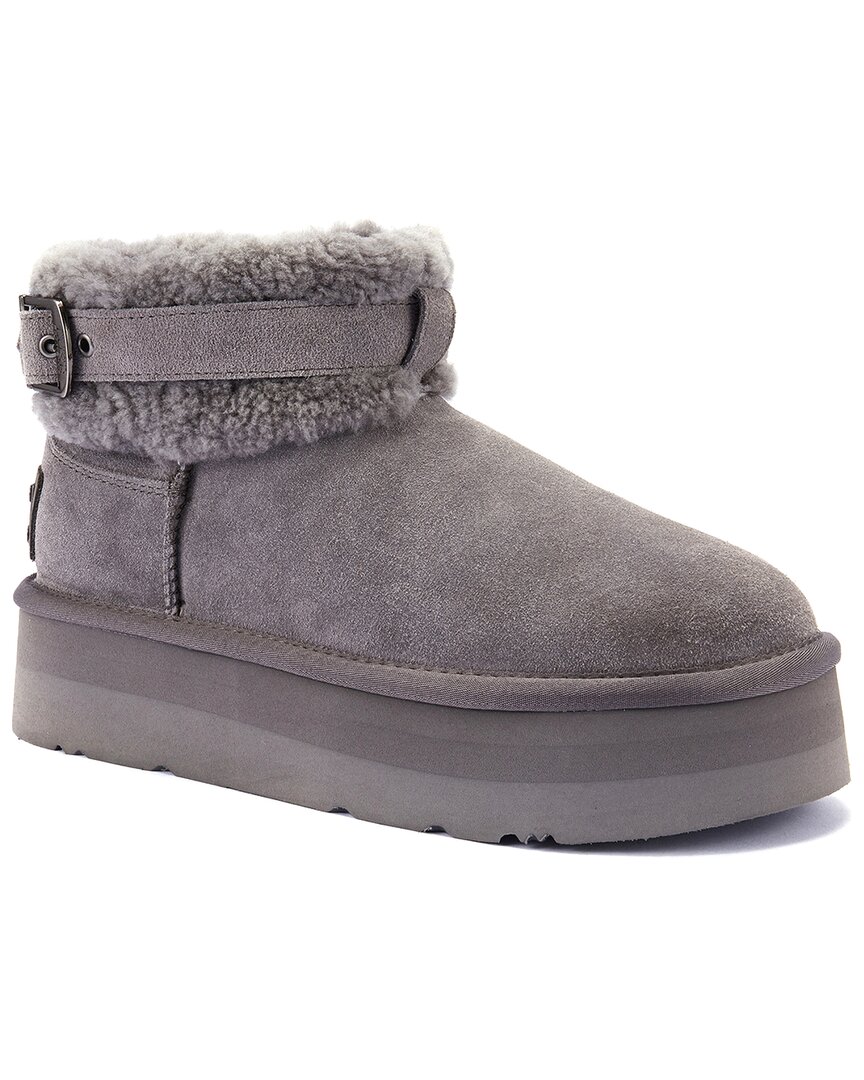 Australia Luxe Collective Eden Suede Boot In Gray