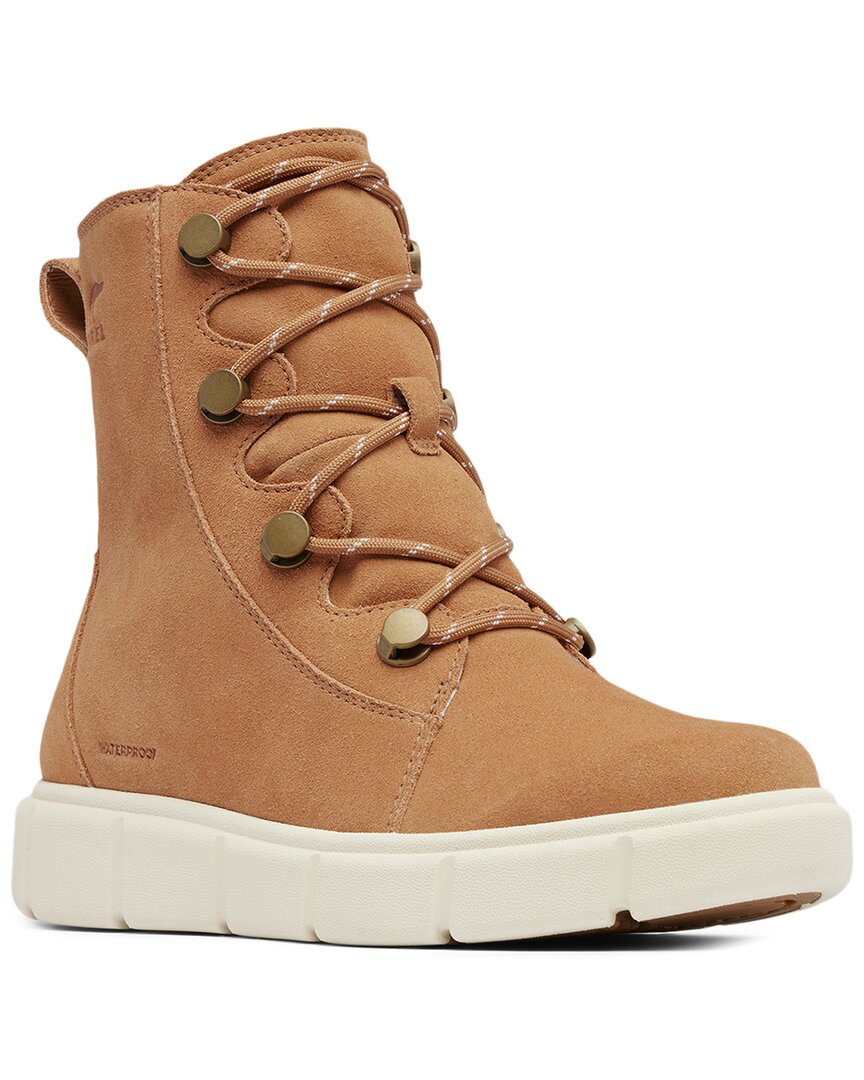 Sorel Explorer™ Iii Joan Waterproof Suede Boot In Brown