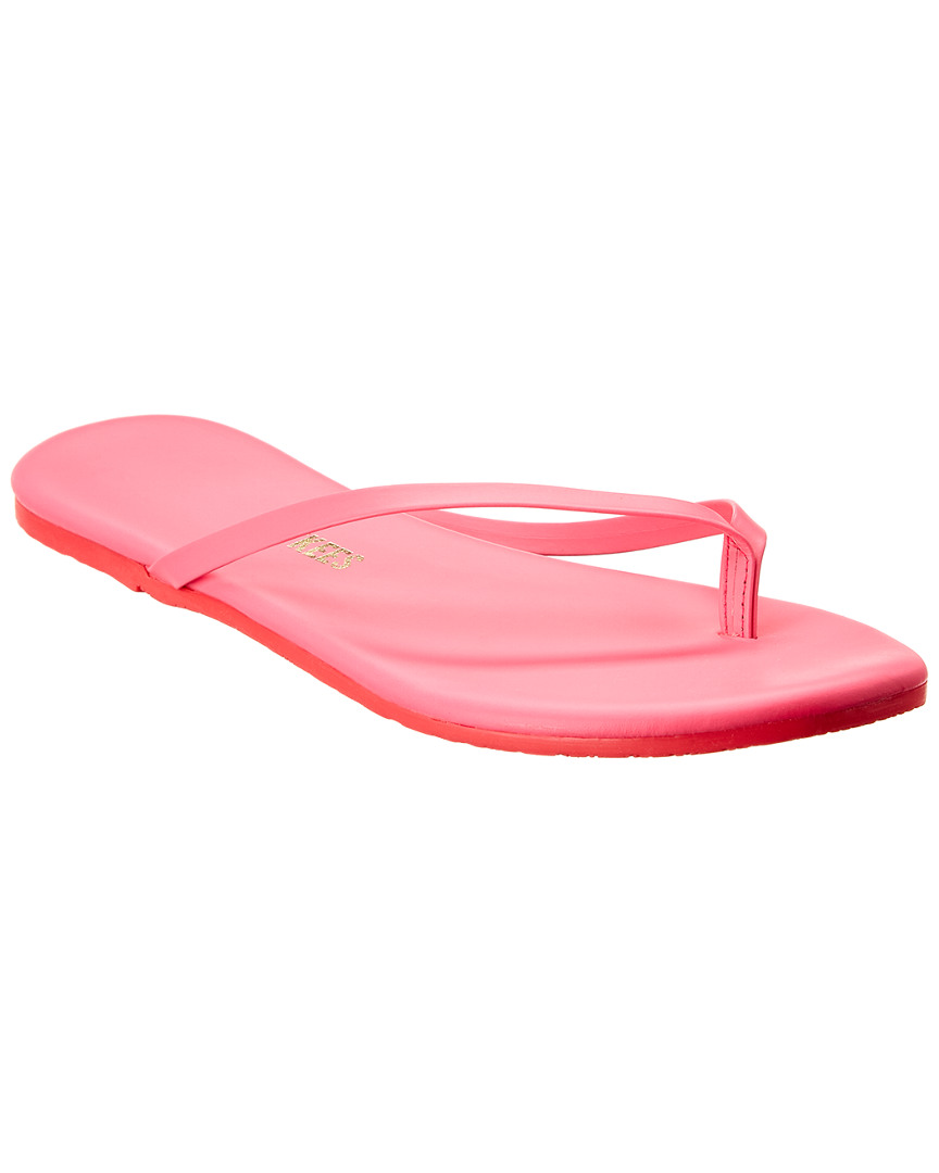 Tkees Neons Leather Flip Flop Women's Pink 5 | eBay