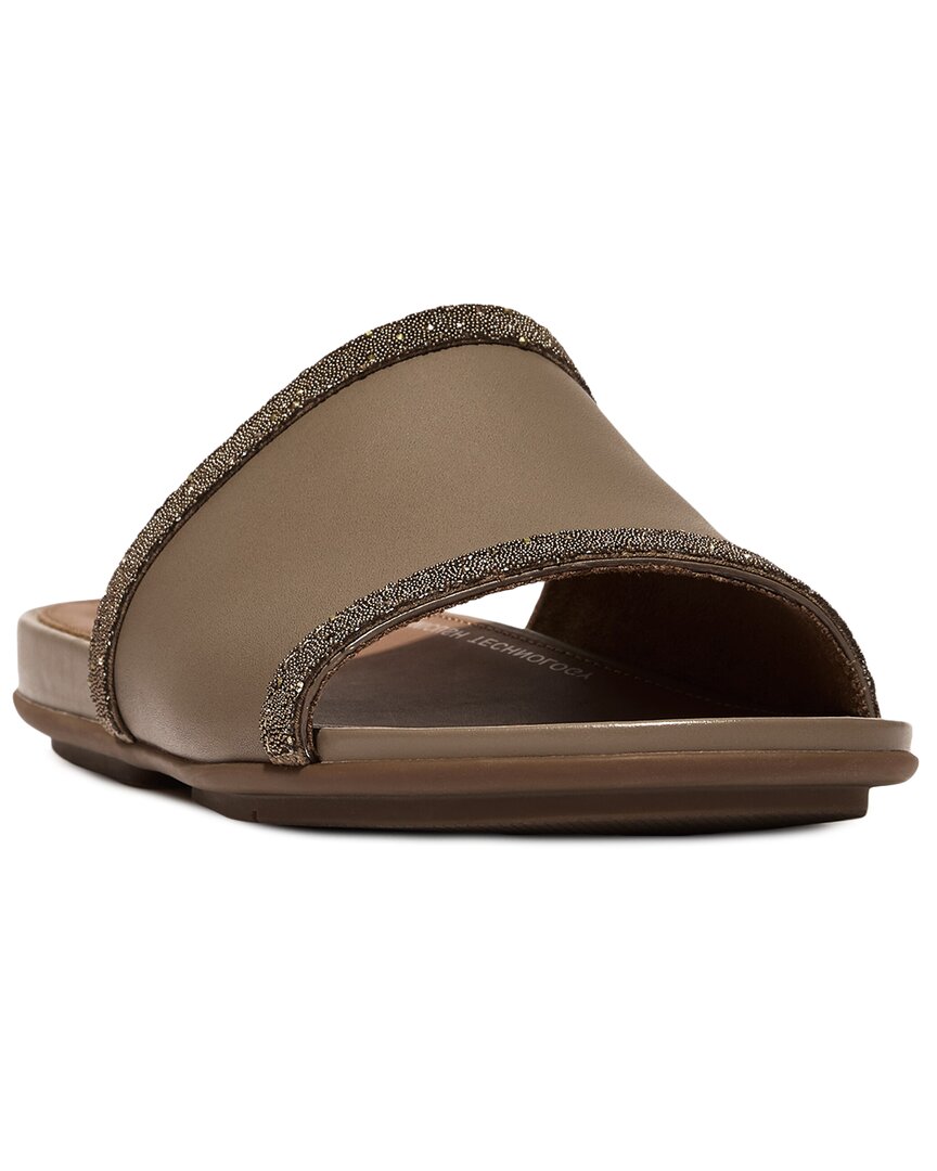 Fitflop Gracie Leather Sandal In Brown