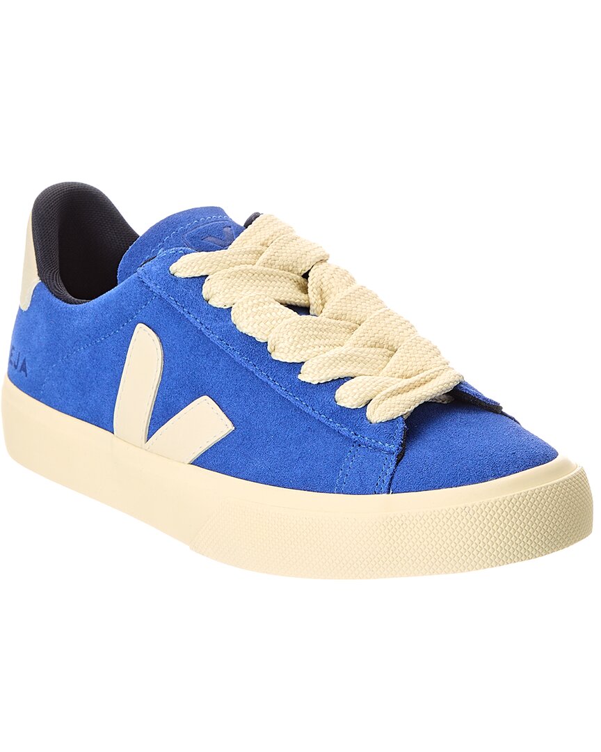 Veja Campo Bold Suede Sneaker In Blue