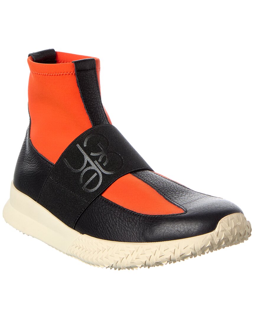 Arche Andkow Leather Sneaker In Black