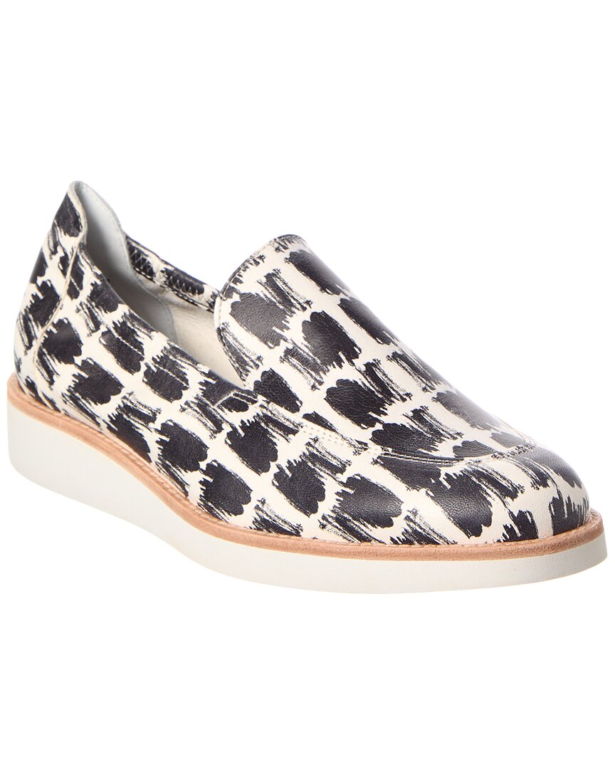 Arche Danock Leather Wedge Sneaker In Multi
