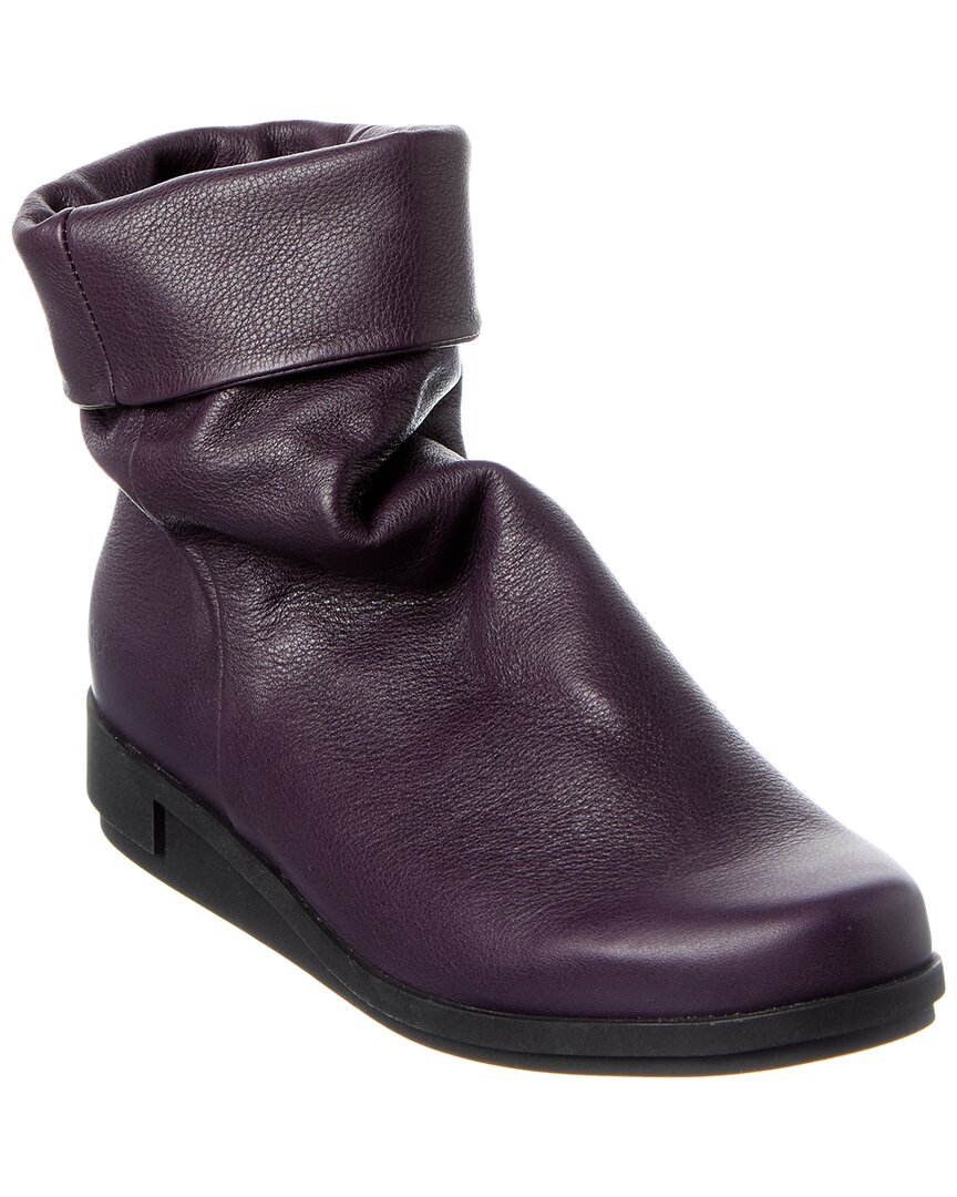 Arche Dayarc Leather Bootie In Purple