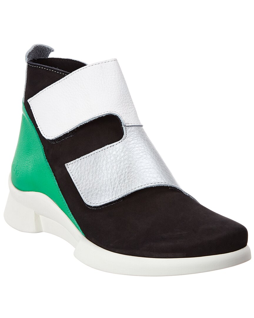 Arche Kytham Leather Bootie In Black