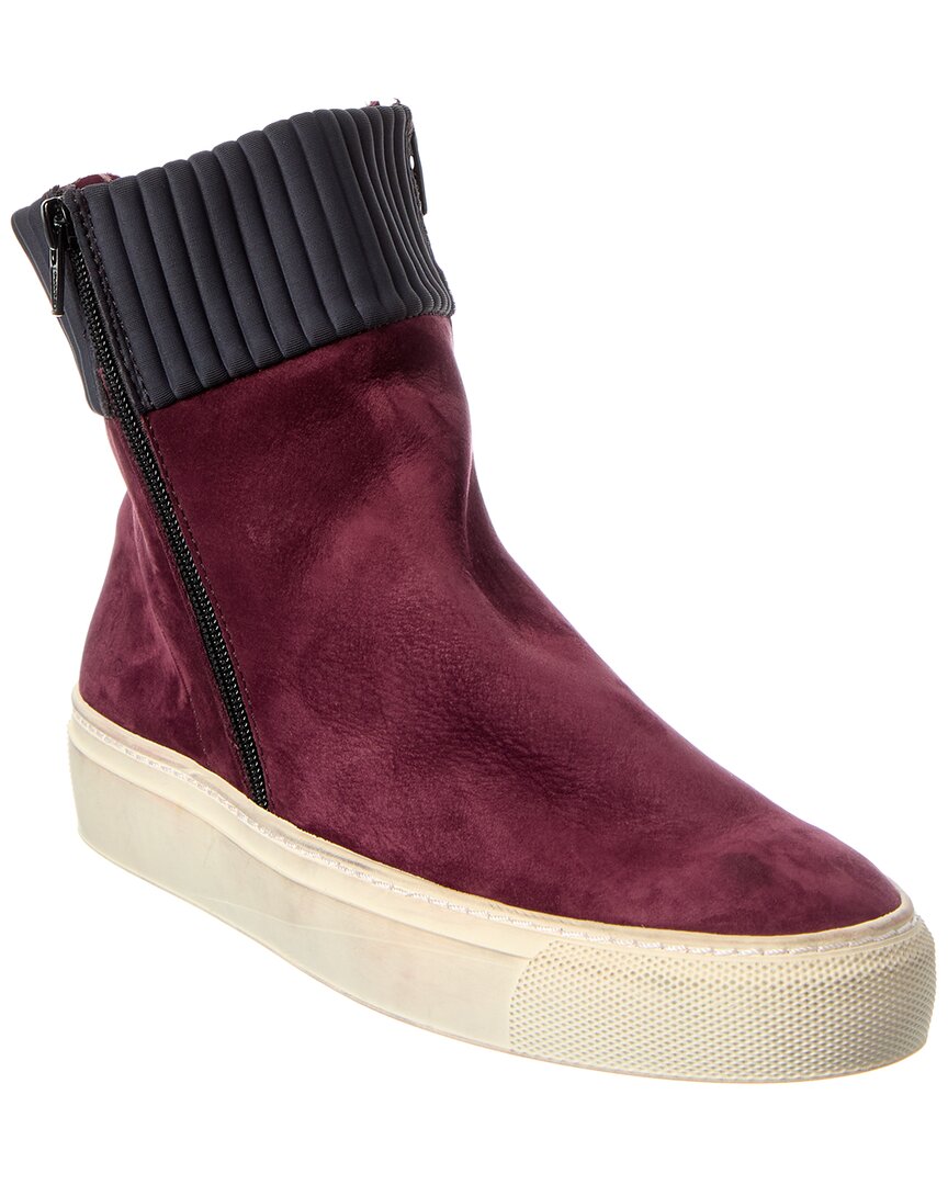 Arche Tbaboo Leather Bootie In Purple