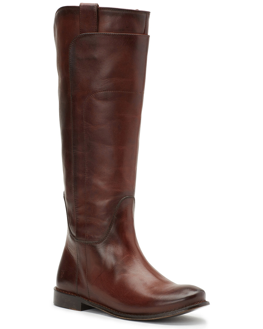 Frye Paige Leather Tall Riding Boot Women's 9 | eBay