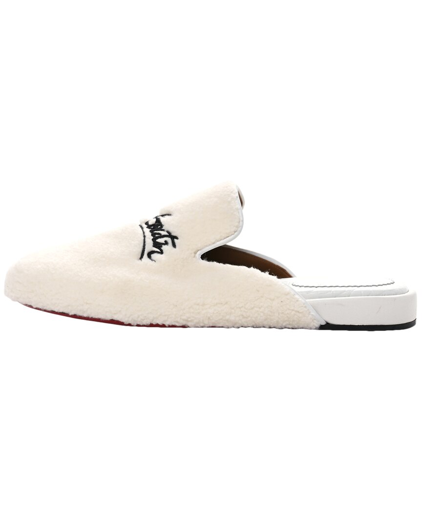 Christian Louboutin Wool Coolito Donna Slippers , Size 41 (authentic Pre-  Loved)