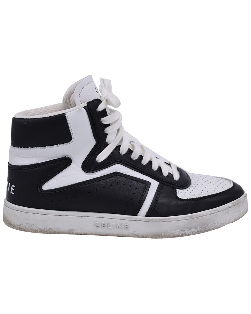 Celine Men's Leather Z Trainer High Top Sneaker (authentic Pre-loved)