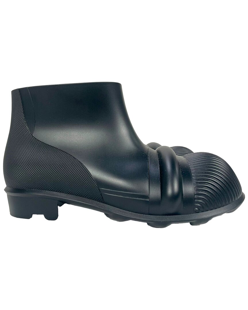 Loewe Men's Rubber Ankle Rain Boot (authentic Pre-loved) In Black