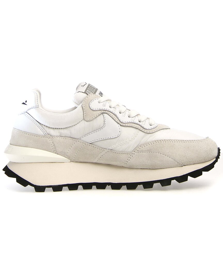 Voile Blanche Qwark Hype Leather Sneaker In White
