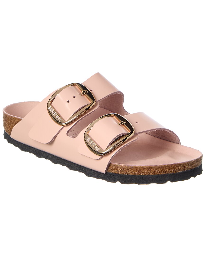 Birkenstock Arizona Big Buckle Slippers In Pink