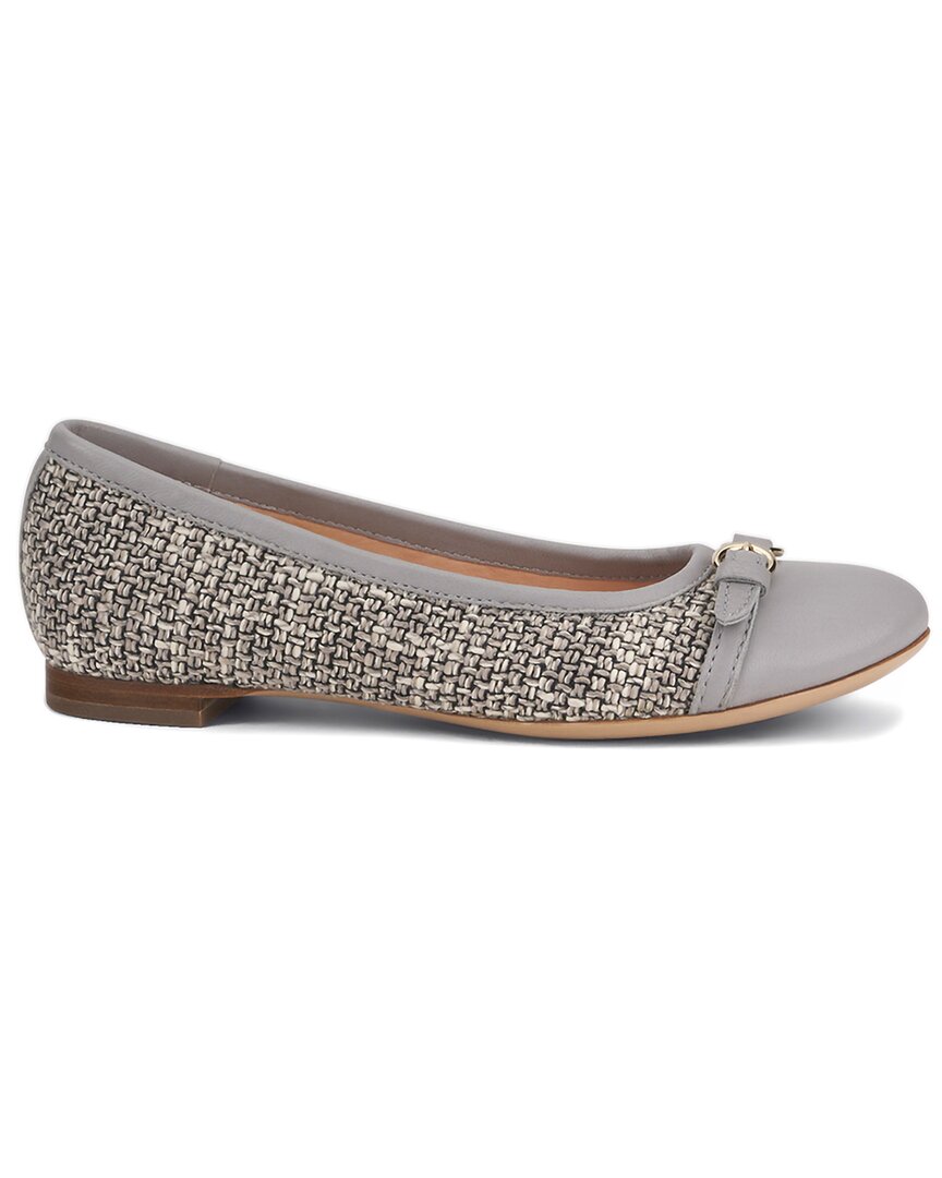 Agl Attilio Giusti Leombruni Agl Mae Leather Ballet Flat In Blue