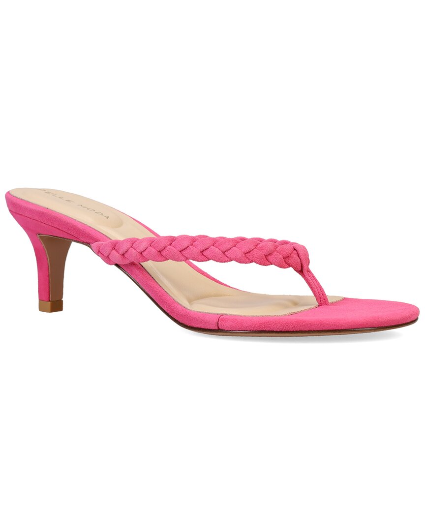 Pelle Moda Earlen Suede Sandal In Pink