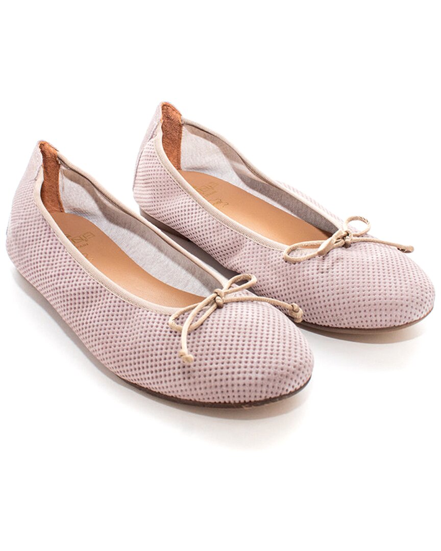 Menina Step Sofia Flat In Brown
