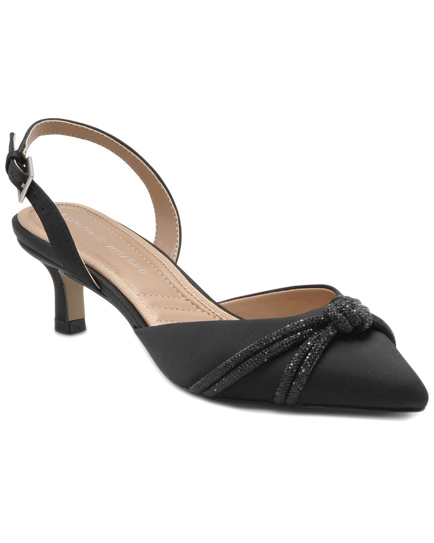 Adrienne Vittadini Sabriel Satin Pump In Black