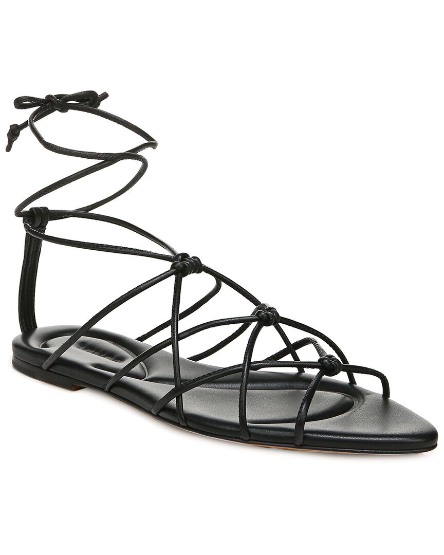 Vince Kenna Knotted Leather Gladiator Sandals