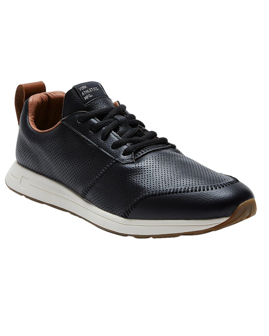 York Athletics The Henry Leather Trainer In Blue