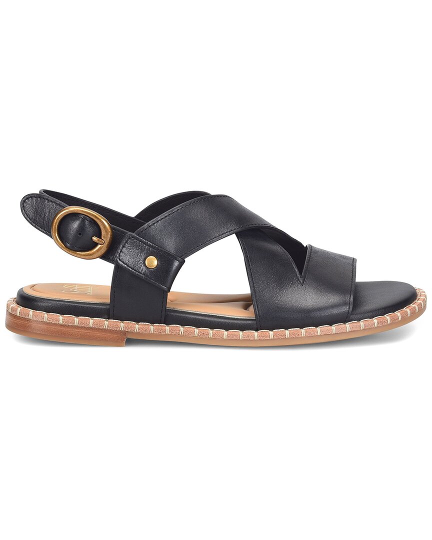 Söfft Nadia Leather Sandal In Black