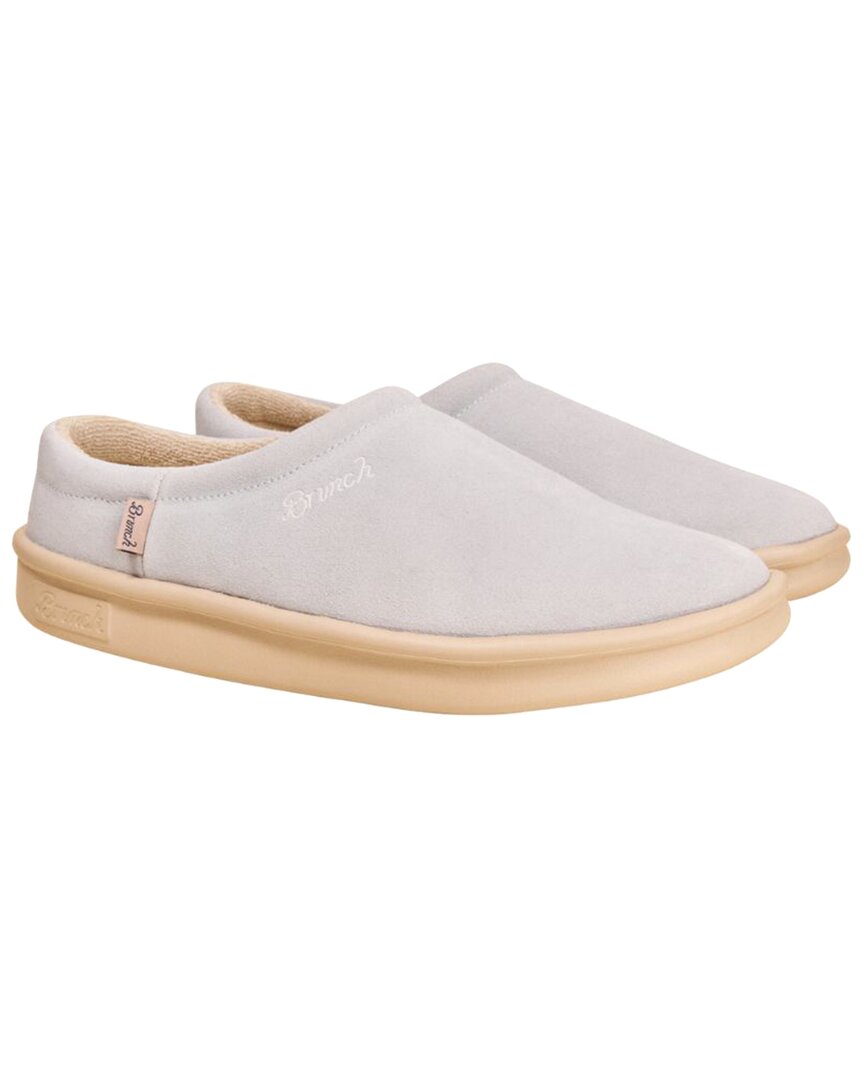 Brunch Unisex Viva Suede Slip-on In Silver