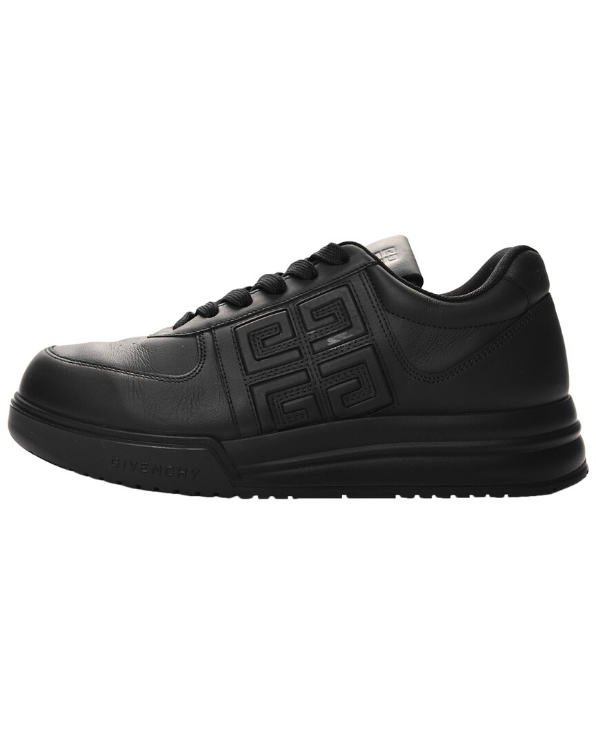 Givenchy Calfskin Leather G4 Low Top Sneaker (authentic Pre-loved) In Black