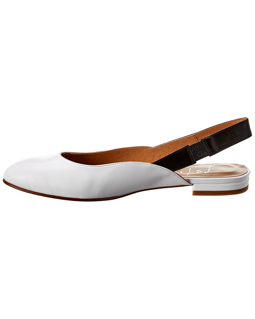 french sole razor leather flat