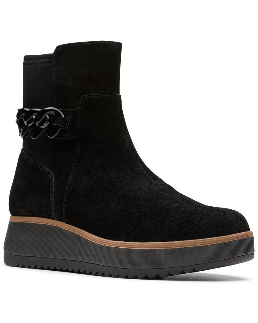 Clarks Zylah Rose Suede Boot In Multi