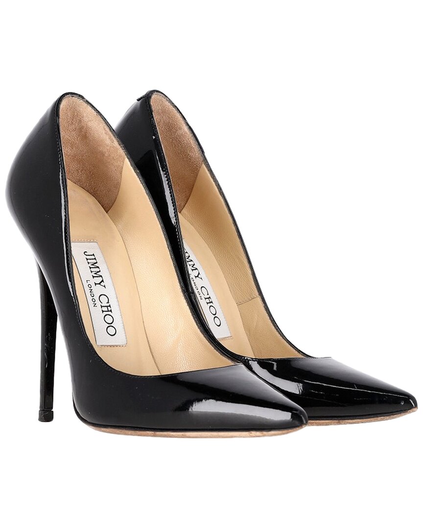 Jimmy Choo Women's Patent Anouk Pointed Pump (authentic Pre-loved)