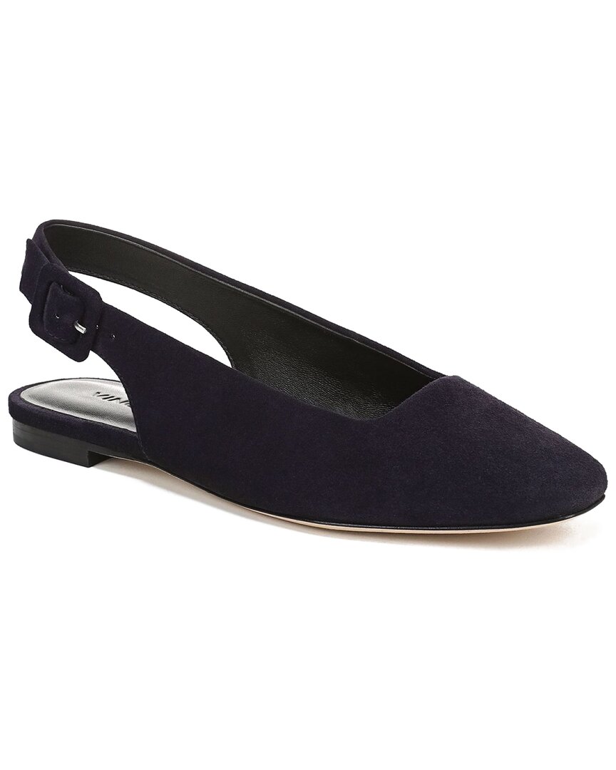 Vince Brody Suede Flat In Blue