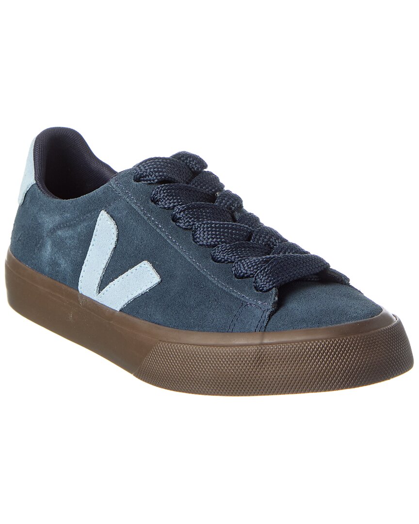 Veja Campo Suede Sneaker In Blue