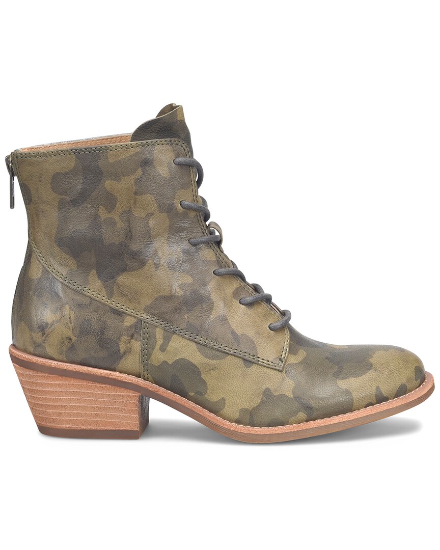 Söfft Annalise Leather Boot In Animal Print