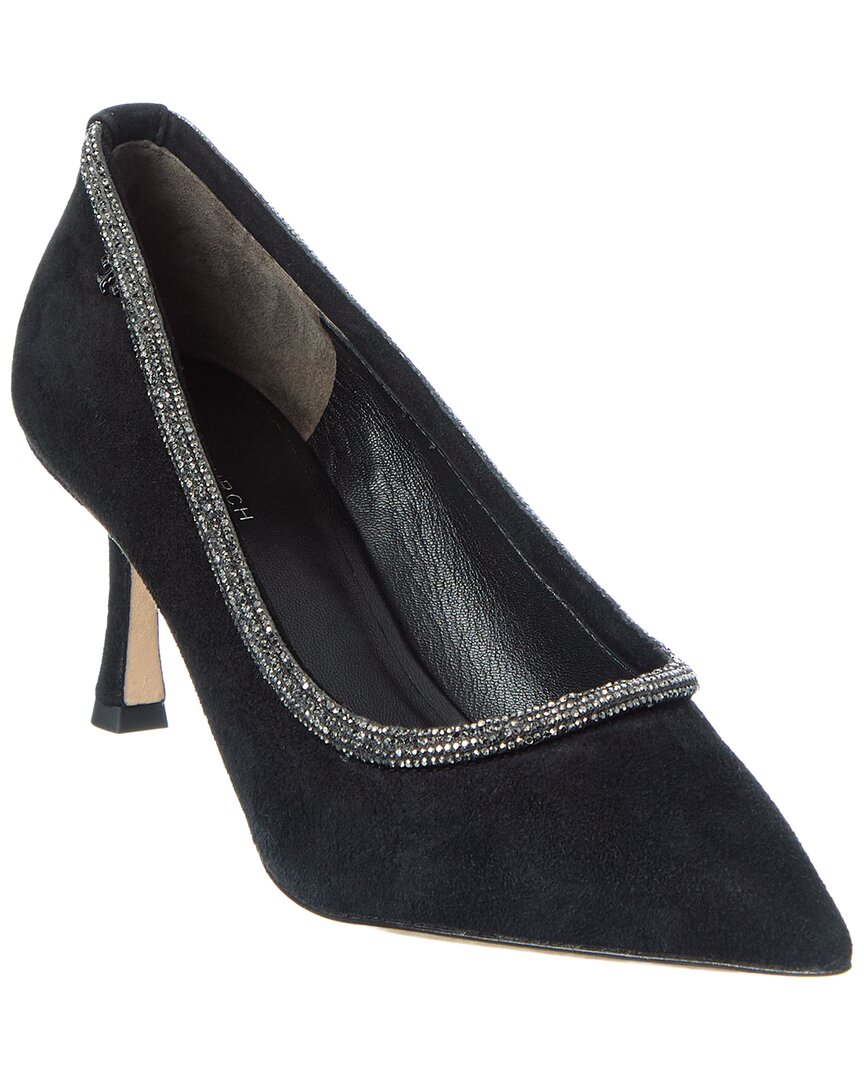 Tory Burch Suede Pump In Black