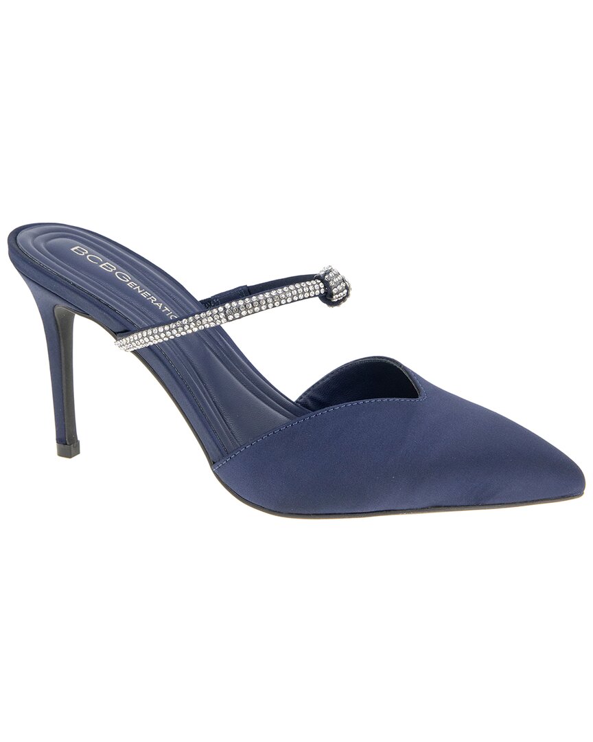 Bcbgeneration Berla Satin Mule In Blue