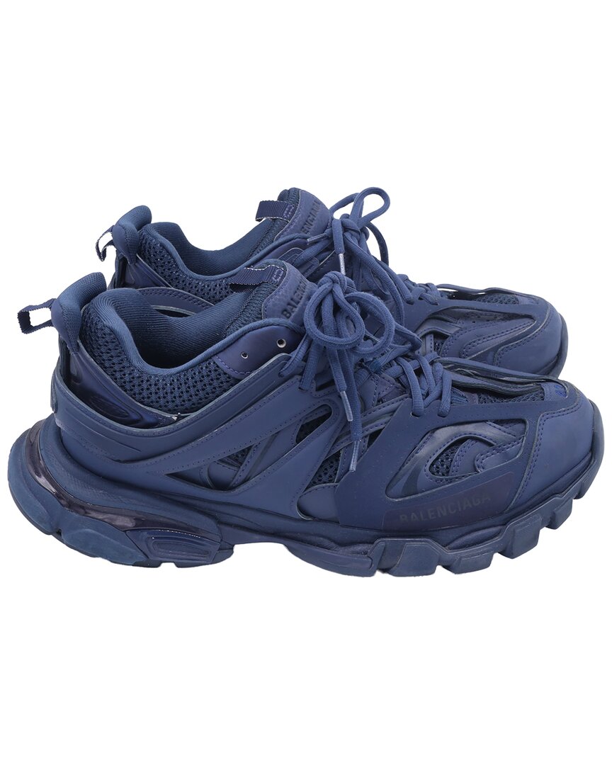Balenciaga Plastic Track Sneaker (authentic Pre-loved) In Blue