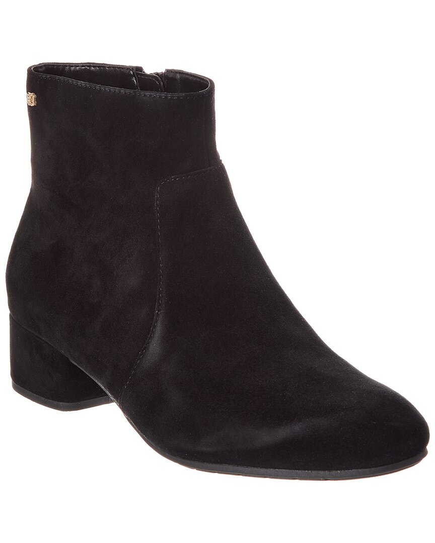 Dune London Pardy Suede Boot In Black