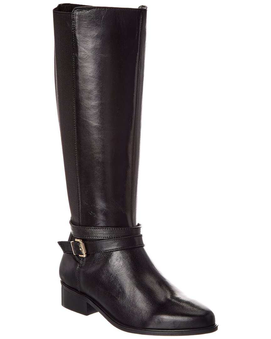 Dune London Teine Leather Boot In Black