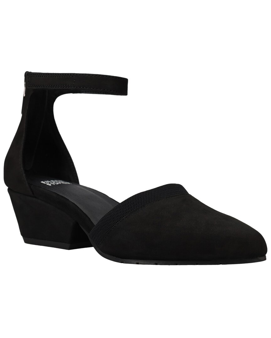 Eileen Fisher Halli Ankle Strap Pump In Black