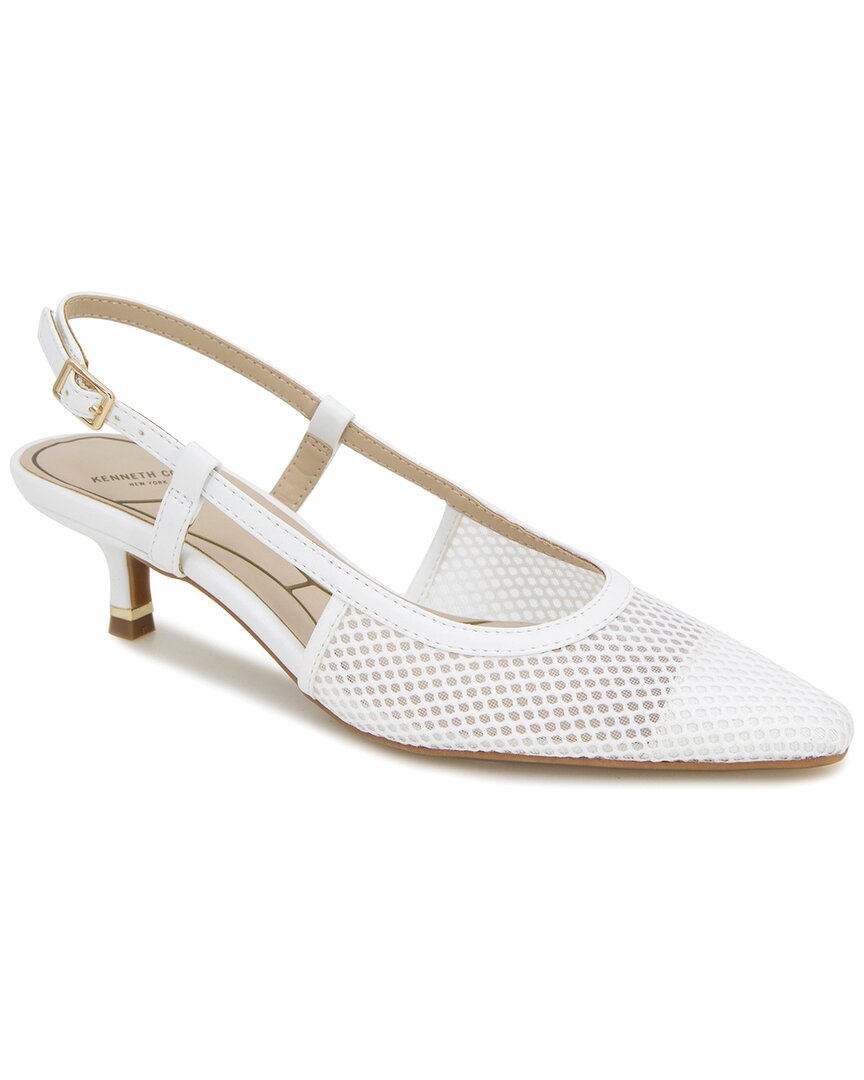 Kenneth Cole New York Martha Mesh Pump In White
