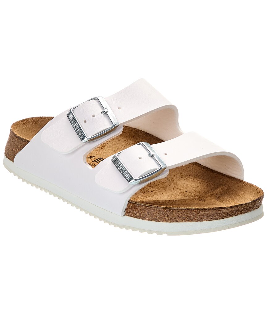 Birkenstock Arizona Prof Birko-flor Sandal In White