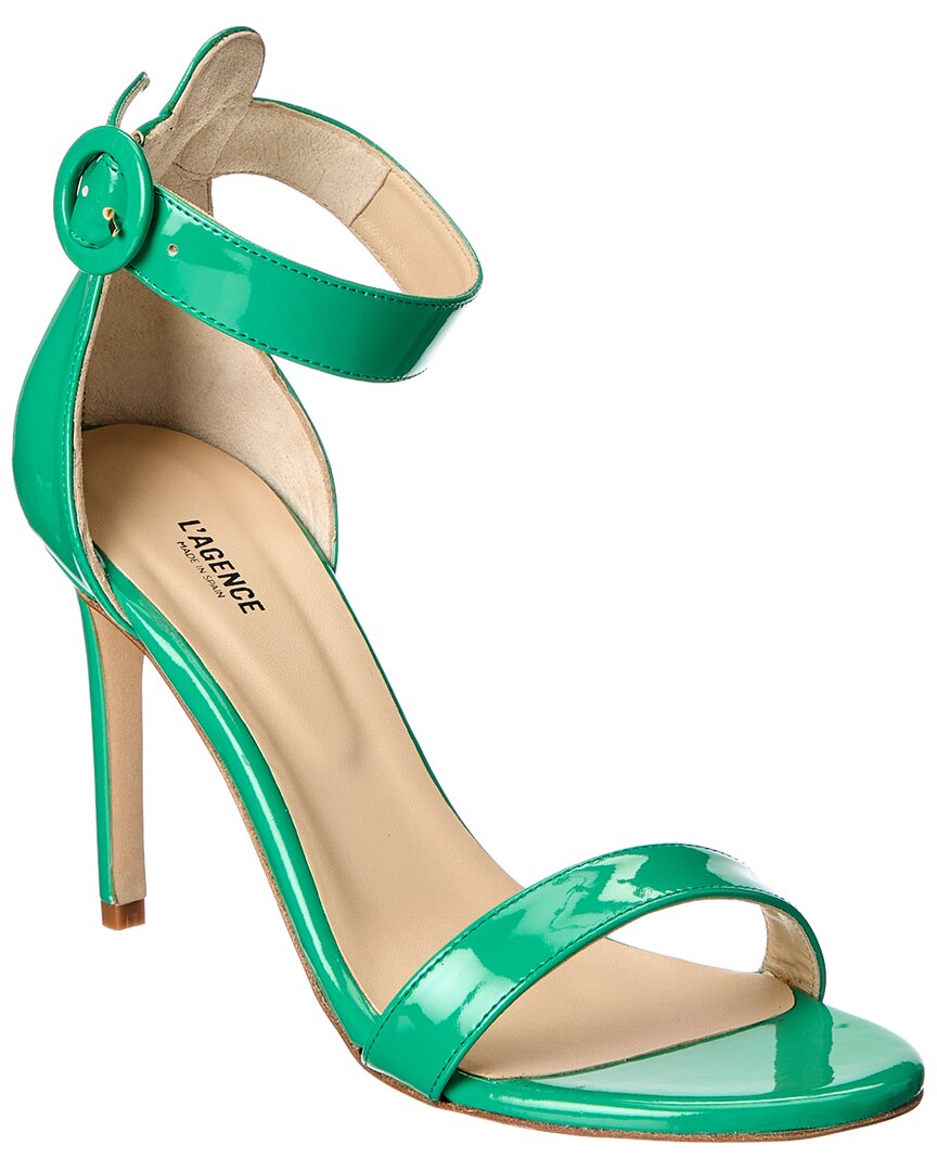 L'agence Rosette Leather Sandal In Green