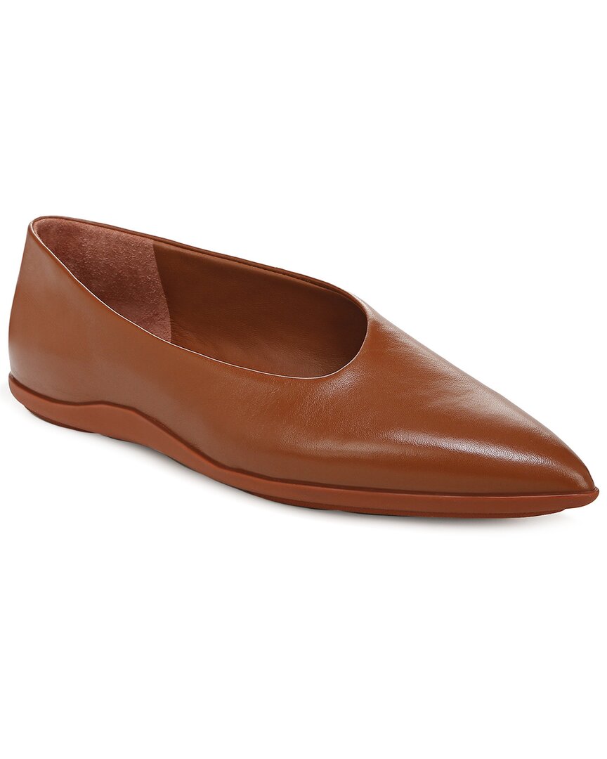 Vince Lex Asymmetric Pointed Toe Flat