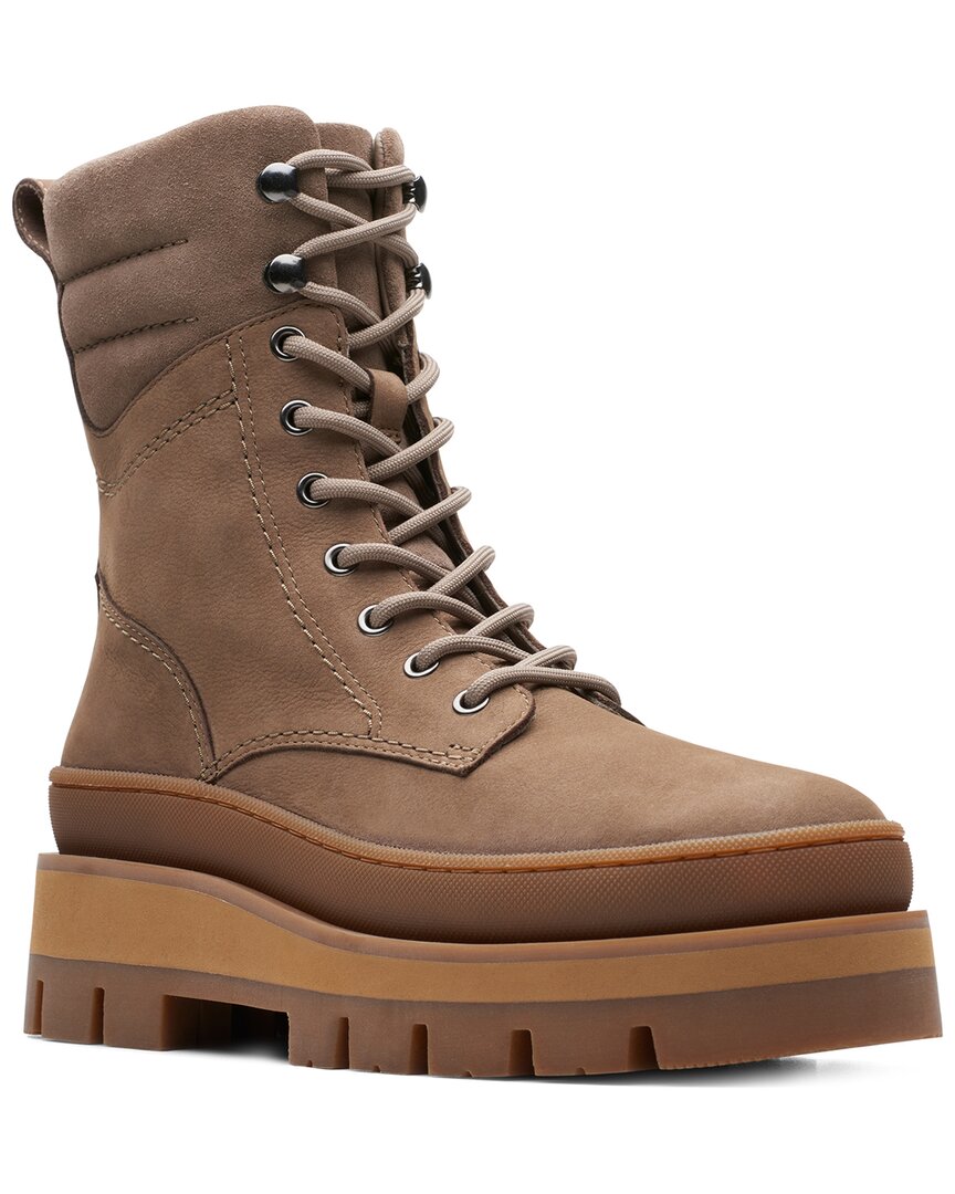 Clarks Orianna2 Leather Hike Boot In Brown