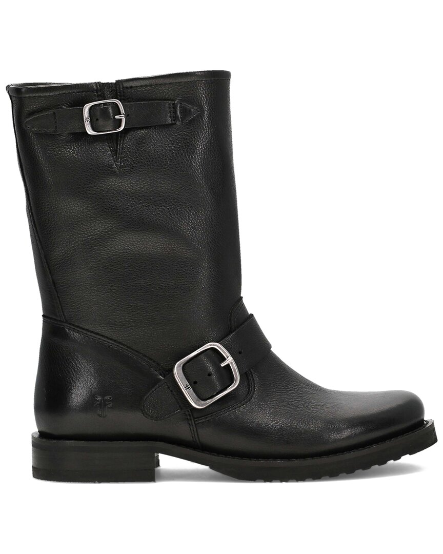 Frye Veronica Flex Leather Bootie In Black