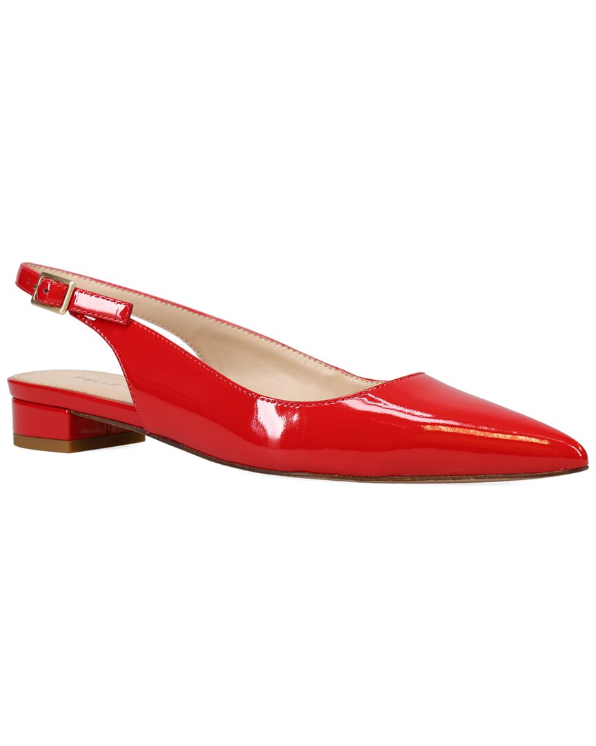 Pelle Moda Allin Patent Flat In Red