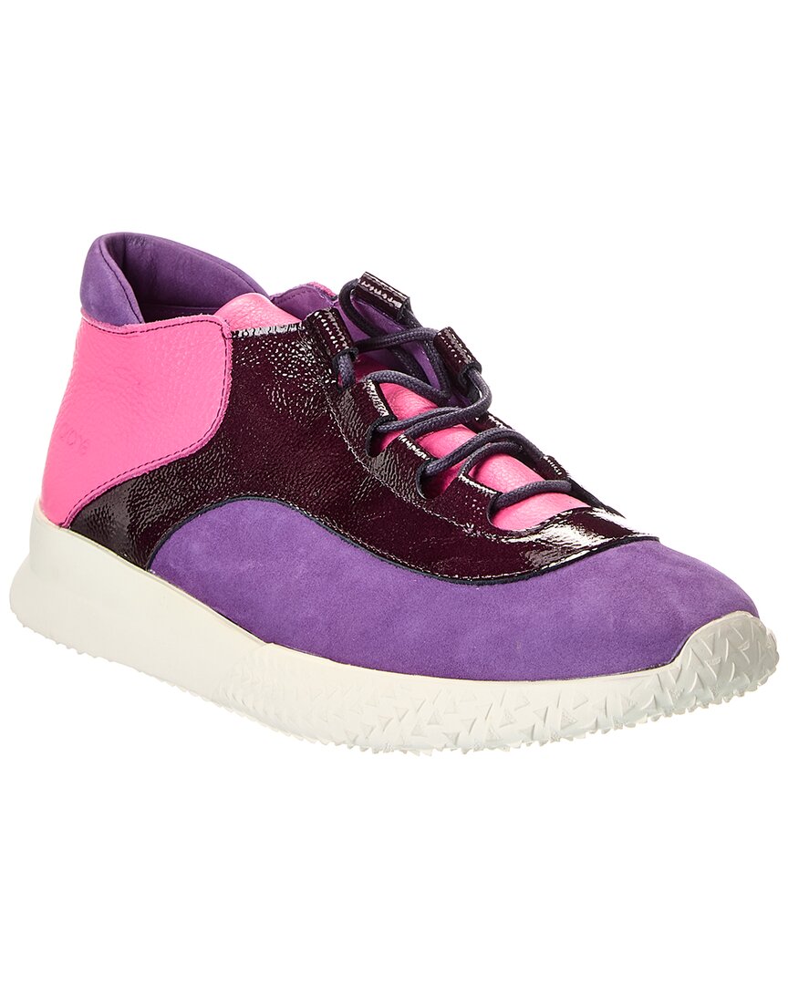 Arche Andrea Leather Sneaker In Purple